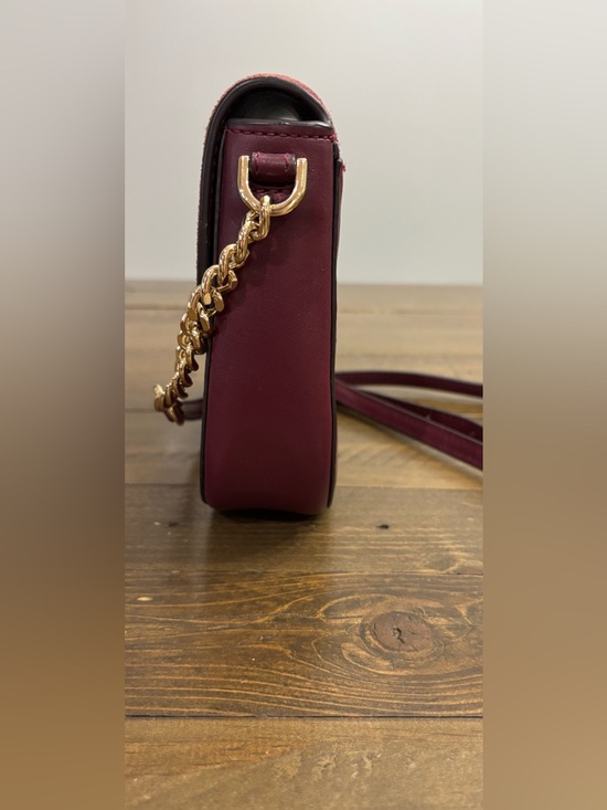Michael Kors Mott Leather and Suede Saddle Bag - Picture 4 of 13